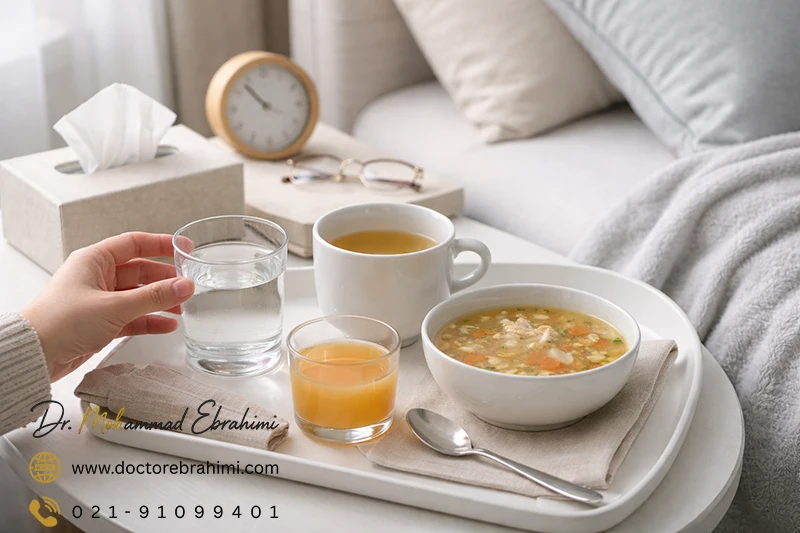 رژیم غذایی بعد از جراحی بینی