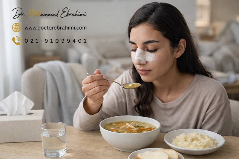 بعد از عمل بینی چی بخوریم؟