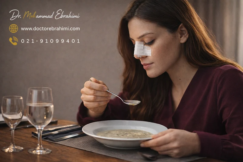 بهترین رژیم برای کاهش ورم بعد از عمل بینی